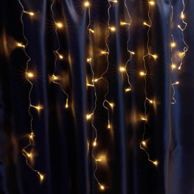 Гирлянда 230V 200 LED 2700K, эффект стробов, длина 4,5м, высота 0,8м, IP44, сетевой шнур 3м в комплекте, CL22, Feron 32346