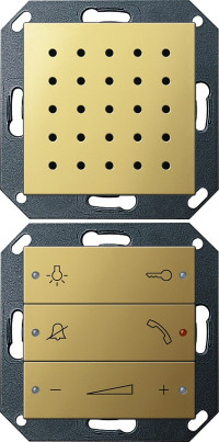 1280604 Gira Квартирная станция скрытого монтажа с переговорным устройством