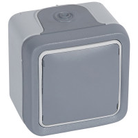 Legrand Вывод кабельный - Программа Plexo - серый - с зажимом для кабеля, 069745