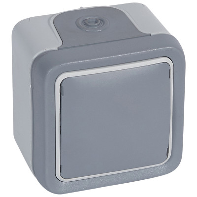 Legrand Вывод кабельный - Программа Plexo - серый - с зажимом для кабеля, 069745