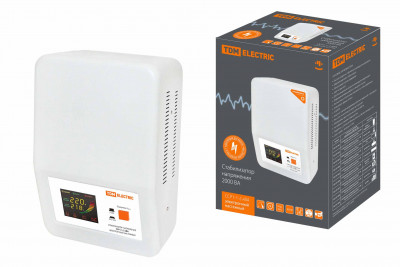 Стабилизатор напряжения ССР1-1-2 кВА электронный настенный TDM Electric, SQ1201-0024