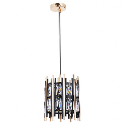 Arte Lamp ALRUBA, Светильник подвесной, цвет арматуры - черный, 1x40W E14, A1043SP-1BK