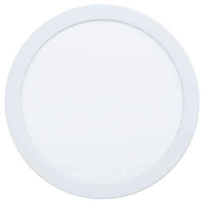 99134 Светодиод. встраив. светильник FUEVA 5, 16,5W (LED), ?216, ET26, 1800lm, 3000K, сталь, белый/п