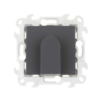 Simon Вывод кабеля, графит, 2410801-038