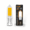 Лампа Gauss G9 AC220-240V 4.5W 380lm 3000K стекло LED 1/10/200, 107809104