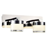 ST LUCE SL1600.101.02 Светильник настенный ST-Luce Хром/Белый LED 2*5W 4000K