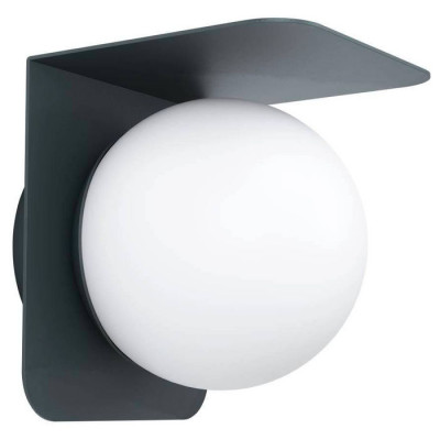 99581 Уличный настен. cветильник CORRIENTES, 1х15W(E27), H180, L185, А160, алюминий, черный, 99581