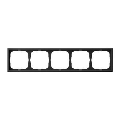 GAL001005 - ARTGALLERY 5-постовая РАМКА, универсальная, КАРБОН, Systeme Electric