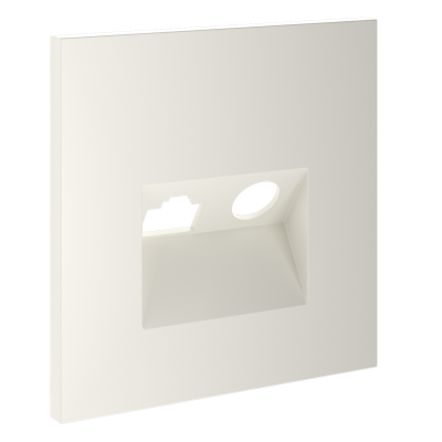 Накладка для розетки TV+RJ45 кат. 6, S70 (хлопок), VLS002713