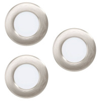 99141 Светодиод. комплект встраив. светильников FUEVA 5, 3х2,7W (LED), ?86, ET26, 3х300lm, 3000K, ст