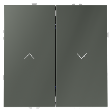 Выключатель встраиваемый VOLTUM S70 для жалюзи 10А, (титан), VLS020706 Выключатель встраиваемый VOLTUM S70 для жалюзи 10А, (титан), VLS020706