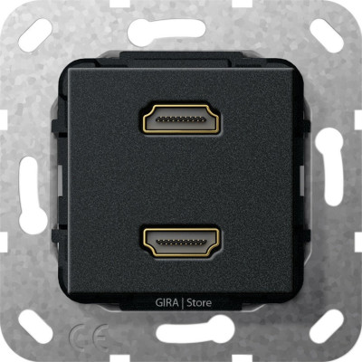 567210 Gira Разъем HDMI 2 местн.