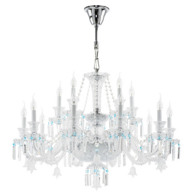 Lightstar 716154 (MD000010-10+5) Люстра подвесная CAMPANA 15х60W E14 ХРОМ (в комплекте)