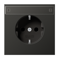 Штепсельная розетка SCHUKO 16A 250V~ с полем для надписи; антрацит, AL1520NAAN