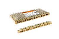 Шина "N" нулевая 6х9мм 18/2 (18 групп/крепеж по краям) TDM Electric, SQ0801-0062