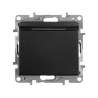 Legrand Выключатель карточный с подсветкой - Legrand Etika - с задержкой выключения 2А 250В винтовые зажимы - антрацит, 672693 Legrand Выключатель карточный с подсветкой - Legrand Etika - с задержкой выключения 2А 250В винтовые зажимы - антрацит, 672693