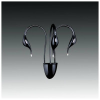 Lightstar 751637 (MD8098-3A BK) Бра Cigno collo 3х20W G4 ЧЕРНЫЙ (в комплекте)