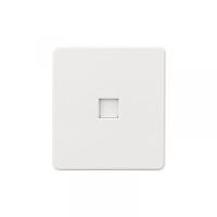 Розетка ROUND компьютерная RJ45 кат6 с/у перламутр KRANZ, KR-78-0724-1
