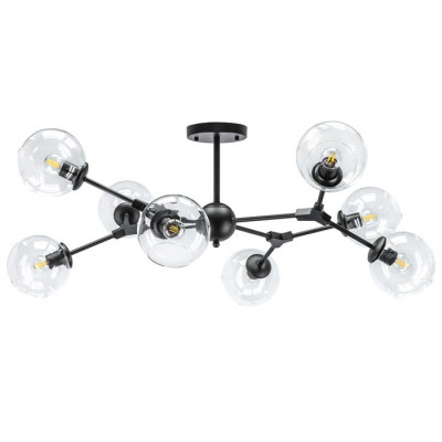 Lightstar 785087 (SX1374-8B) Люстра BETA 8x40W E27 ЧЕРНЫЙ (в комплекте)