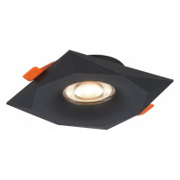ST LUCE ST203.408.01 Св-к встр. Черный GU10 1*50W  L95xW95xH25 220V Без ламп