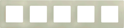 Legrand Рамка 5 постов - Legrand Etika - слоновая кость, 672515