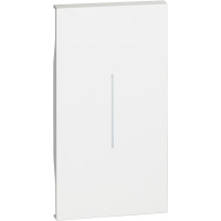 KW01M2 Bticino LIVING NOW. Лицевая панель для выключателей и переключателей 2 модуля.Цвет Белый., KW01M2