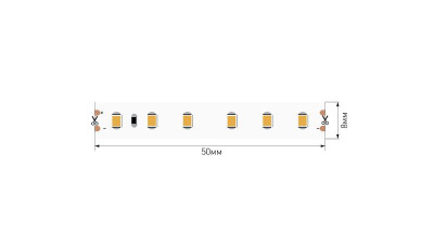 Лента светодиодная стандарт 2835 120LED/м 9.6Вт/м тепл. бел. 24В IP65 (уп.5м) SWG Standard 00-00021281