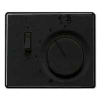SLFTR231PLSW - SL500 Накладка для мех-зма терморегулятора пола с выкл. FTR 231 U, чёрн., Jung