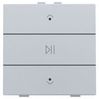 Niko Home Control Серебро Кнопка управления музыкой, 121-52073