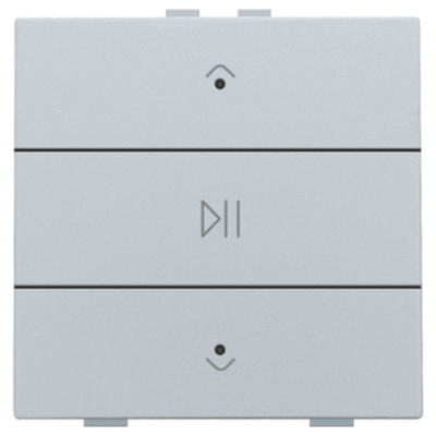 Niko Home Control Серебро Кнопка управления музыкой, 121-52073