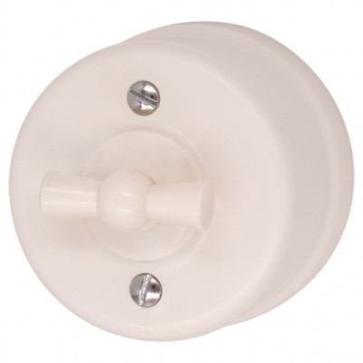 BIRONI Лизетта Пластик Песочное золото Выключатель 2-кл, B1-202-24