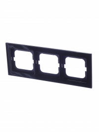 ABB BJE Axcent Черный Рамка 3-ая