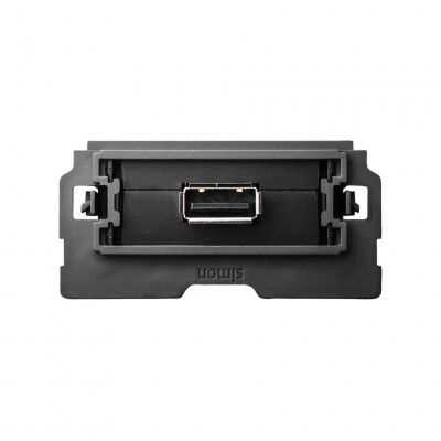 Simon 100 Зарядное устройство USB SmartCharge 230В~ c 1 выходом 2.1A 5В, 10000380-039