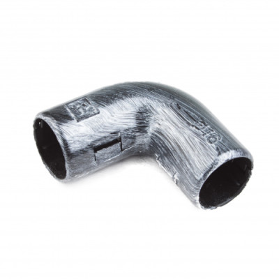 BIRONI Пластик Серебряный век Угол соедин. для труб 90 град. D16 5шт/уп, BTU1-16-11-5