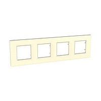 UnicaQ Рамка 4-ная, беж.
