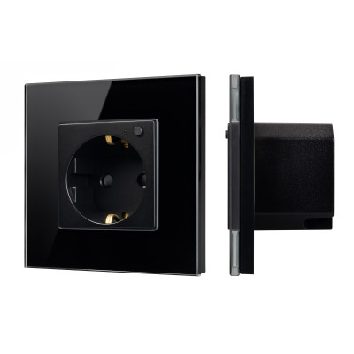 050216 - Розетка электрическая с Zigbee управлением SCT-OMALI-EUZB1-PL-BK (240V, 16A, Zigbee) (Arlight, -)