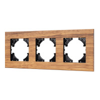 051276 - Рамка из натурального дерева FRM-XSILO-WD-3-SNL (Arlight, -)