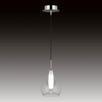 Lightstar 803031 (MD2098M-1C) Подвес PENTOLA 1х25W G9 ХРОМ/ПРОЗРАЧНЫЙ (в комплекте)