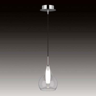 Lightstar 803031 (MD2098M-1C) Подвес PENTOLA 1х25W G9 ХРОМ/ПРОЗРАЧНЫЙ (в комплекте)