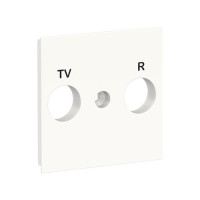 ЛИЦЕВАЯ ПАНЕЛЬ TV/FM розетки, белый