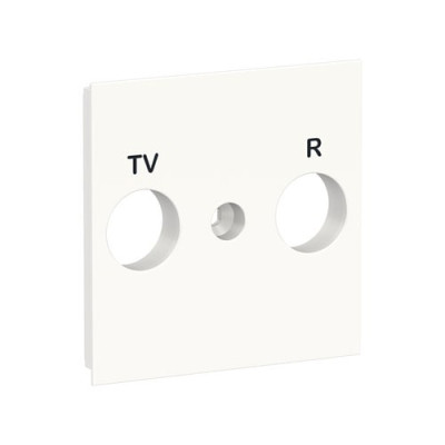 ЛИЦЕВАЯ ПАНЕЛЬ TV/FM розетки, белый