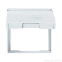 Aquadesign Крышка IP44 с адапт. рамкой и полем для надписи, бел.