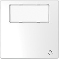 D-Life Клавиша 1-ная, с полем для надписи, звонок, белый лотос