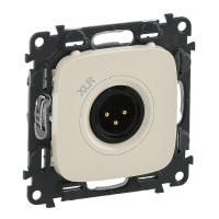 Legrand Valena ALLURE.Аудиорозетка с 3-контактной вилкой XLR.С лицевой панелью.Слоновая кость, 754746 Legrand Valena ALLURE.Аудиорозетка с 3-контактной вилкой XLR.С лицевой панелью.Слоновая кость, 754746