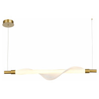 ST LUCE SL6109.203.01 Светильник подвесной ST-Luce Золотистый/Белый LED 1*25W 3000K