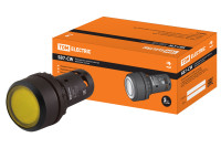 Кнопка с фиксацией SB7-CWL3565-24V(LED) d22мм 1з+1р желтая TDM Electric, SQ0746-0046 Кнопка с фиксацией SB7-CWL3565-24V(LED) d22мм 1з+1р желтая TDM Electric, SQ0746-0046
