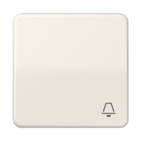 Клавиша ударопрочная с символом "звонок" для кнопок; слоновая кость, CD590BFK