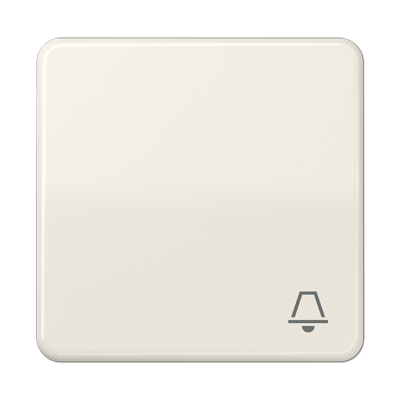 Клавиша ударопрочная с символом "звонок" для кнопок; слоновая кость, CD590BFK