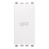 Vimar Кнопка 1P NO+NC 10A с символом OFF, белая, 20056.33.B