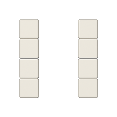 комплект накладок 4гр слоновая кость, A504TSA